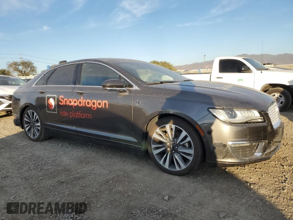 2017 Lincoln MKZ Hybrid Select with VIN 3LN6L5LU0HR663007, listed as a Copart auction lot 87657815 with 36,612 mi miles and Non Repairable. Bid and sale history available at DreamBid. Image 4.