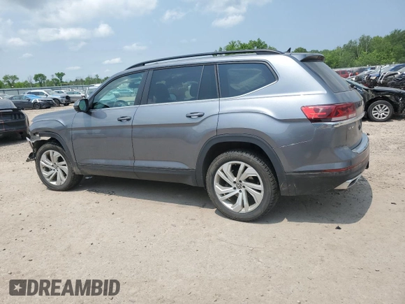 2023 Volkswagen Atlas SE with VIN 1V2KR2CAXPC553339, listed as a Copart auction lot 59667335 with 62,416 mi miles and Salvage title. Bid and sale history available at DreamBid. Image 2.