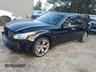 2017 Infiniti Q70 3.7 with VIN JN1BY1PP1HM170370, listed as a Copart auction lot 44719015 with 18,285 mi miles and Salvage Title. Bid and sale history available at DreamBid. Image 1.