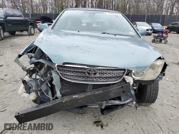 2006 Toyota Corolla CE with VIN 1NXBR32E26Z585721, listed as a Copart auction lot 52023485 with 102,856 mi miles and Salvage Title. Bid and sale history available at DreamBid. Image 5.