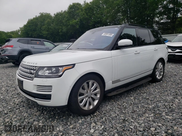 2017 Land Rover Range Rover HSE with VIN SALGS2FV1HA358780, listed as a Copart auction lot 60881385 with 18,432 mi miles and Salvage title. Bid and sale history available at DreamBid. Image 1.