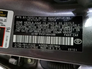 2015 Toyota Camry XLE with VIN 4T1BF1FKXFU894088, listed as a Copart auction lot 53521365 with 73,897 mi miles and Non Repairable. Bid and sale history available at carsss.com. Image 12.