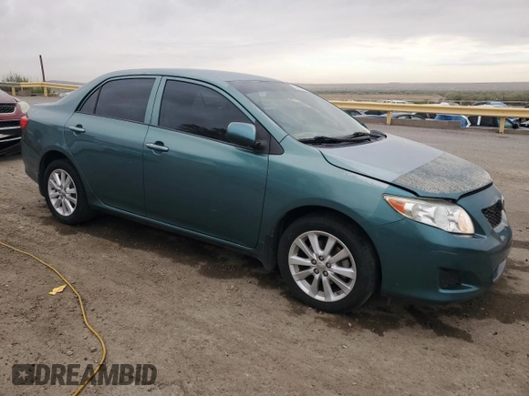 2009 Toyota Corolla with VIN JTDBL40E39J040700, listed as a Copart auction lot 52193715 with 167,837 mi miles and Salvage Title. Bid and sale history available at carsss.com. Image 4.