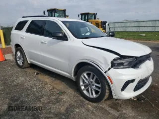 2023 Dodge Durango GT Plus with VIN 1C4RDJDG0PC597393, listed as a Copart auction lot 54670345 with 46,348 mi miles and Clean Title. Bid and sale history available at carsss.com. Image 4.