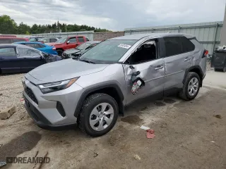 2024 Toyota RAV4 LE with VIN 2T3G1RFVXRC461039, listed as a Copart auction lot 65604044 with 1,201 mi miles and Salvage Title. Bid and sale history available at carsss.com. Image 1.