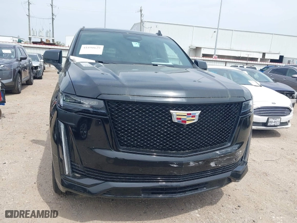 2023 Cadillac Escalade 4WD Sport with VIN 1GYS4EKL7PR514459, listed as a IAAI auction lot 41890629 with 48,071 mi miles. Bid and sale history available at carsss.com. Image 12.
