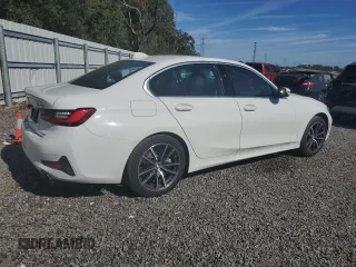 2019 BMW 3 Series 330i with VIN 3MW5R1J56K8B01545, listed as a Copart auction lot 82815374 with 52,655 mi miles and Salvage Title. Bid and sale history available at carsss.com. Image 3.
