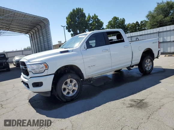 2024 Ram 2500 Big Horn with VIN 3C6UR5DJXRG401109, listed as a Copart auction lot 64012645 with 3,420 mi miles and Clean title. Bid and sale history available at DreamBid. Image 1.