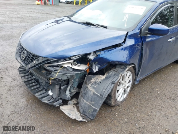 2019 Nissan Sentra SR with VIN 3N1AB7AP5KY377910, listed as a IAAI auction lot 41929219 with 75,079 mi miles. Bid and sale history available at carsss.com. Image 6.