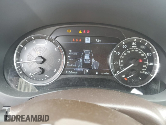 2023 Infiniti QX50 Autograph with VIN 3PCAJ5DB6PF103025, listed as a Copart auction lot 58462355 with 9,100 mi miles and Salvage title. Bid and sale history available at DreamBid. Image 9.