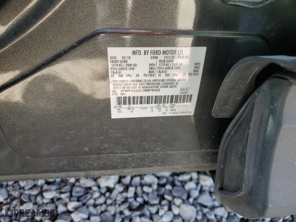 2018 Ford Edge SE with VIN 2FMPK3G97JBB78322, listed as a Copart auction lot 53257585 with 123,426 mi miles and Salvage Title. Bid and sale history available at carsss.com. Image 13.