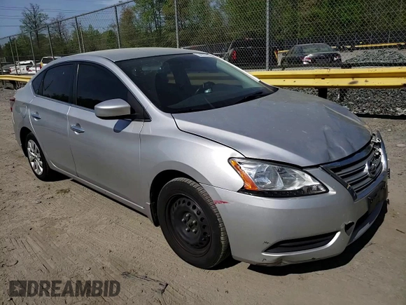 2015 Nissan Sentra SV with VIN 3N1AB7AP3FY321535, listed as a Copart auction lot 54095015 with 115,359 mi miles and Salvage Title. Bid and sale history available at DreamBid. Image 13.