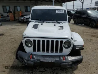 2023 Jeep Wrangler Rubicon with VIN 1C4HJXFG3PW691724, listed as a Copart auction lot 50985745 with 32,377 mi miles and Salvage title. Bid and sale history available at DreamBid. Image 5.