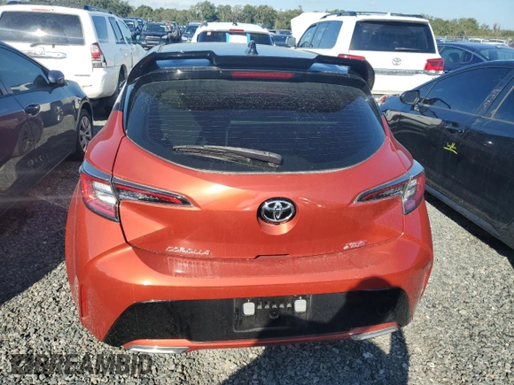 2020 Toyota Corolla Hatchback XSE with VIN JTNC4RBE6L3102514, listed as a Copart auction lot 74237394 with 0 mi miles and Non Repairable. Bid and sale history available at carsss.com. Image 6.
