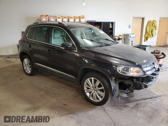 2012 Volkswagen Tiguan S with VIN WVGBV7AX3CW548120, listed as a Copart auction lot 54443865 with 144,832 mi miles and Salvage Title. Bid and sale history available at DreamBid. Image 4.