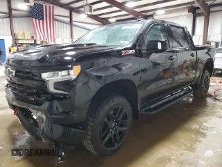 2022 Chevrolet Silverado 1500 LT Trail Boss with VIN 3GCUDFED1NG634831, listed as a Copart auction lot 50581235 with 7,105 mi miles and Salvage Title. Bid and sale history available at DreamBid. Image 1.