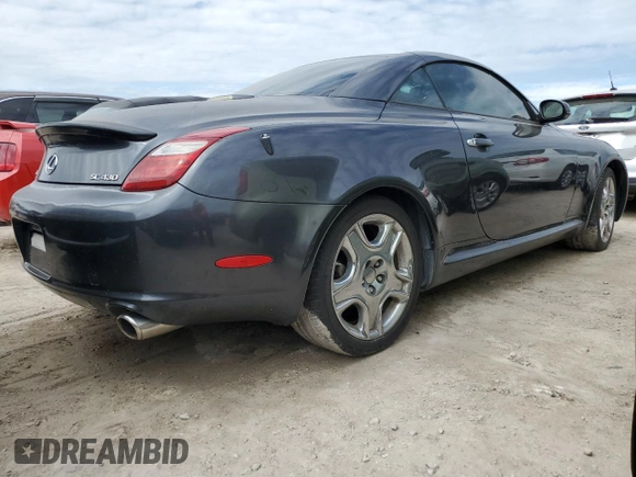 2007 Lexus SC 430 with VIN JTHFN45Y279014035, listed as a Copart auction lot 75084564 with Not Provided miles and Salvage Title. Bid and sale history available at DreamBid. Image 3.