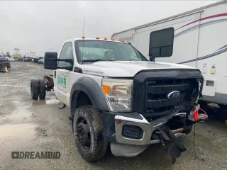 2011 Ford F-550 XL with VIN 1FDUF5GY5BEA27317, listed as a Copart auction lot 69267454 with 200,274 mi miles and Salvage Title. Bid and sale history available at carsss.com. Image 4.