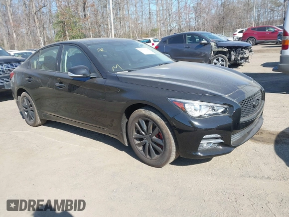 2015 Infiniti Q50 Sport with VIN JN1BV7ARXFM392361, listed as a IAAI auction lot 41771720 with 91,961 mi miles and . Bid and sale history available at DreamBid. Image 1.