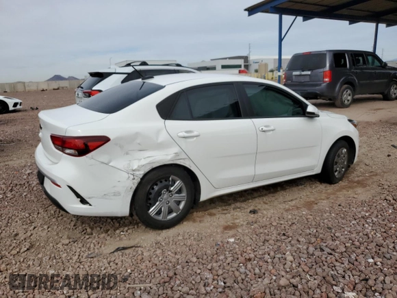2021 Kia Rio LX with VIN 3KPA24AD5ME382840, listed as a Copart auction lot 48583955 with 20,183 mi miles and Salvage Title. Bid and sale history available at carsss.com. Image 3.