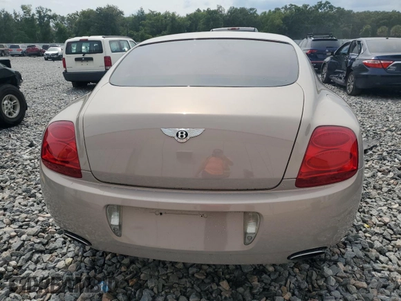 2005 Bentley Continental GT GT with VIN SCBCR63W55C025524, listed as a Copart auction lot 59310425 with 30,695 mi miles and Salvage title. Bid and sale history available at DreamBid. Image 6.