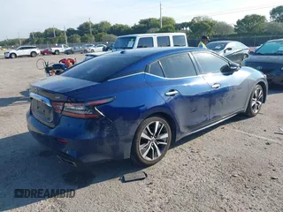 2020 Nissan Maxima SV with VIN 1N4AA6CV4LC365835, listed as a IAAI auction lot 41761294 with 126,854 mi miles. Bid and sale history available at carsss.com. Image 4.