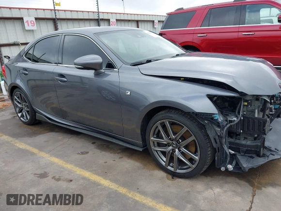 2020 Lexus IS 300 F Sport with VIN JTHGA1D25L5101652, listed as a IAAI auction lot 42360877 with 32,540 mi miles and . Bid and sale history available at DreamBid. Image 14.