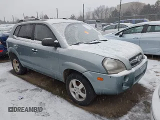 2007 Hyundai Tucson GLS with VIN KM8JM12B87U564202, listed as a IAAI auction lot 41277397 with 199,055 mi miles. Bid and sale history available at carsss.com. Image 1.