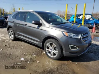 2015 Ford Edge Titanium z VIN 2FMTK4K9XFBB50825, wystawiony jako Copart lot #52034965 z przebiegiem 92 029 mil mil oraz Nie do naprawy • Non repairable. Historia ofert i sprzedaży dostępna na DreamBid. Obrazek 4.