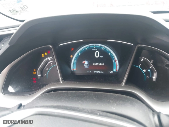 2017 Honda Civic Sedan EX with VIN 19XFC2F75HE080691, listed as a IAAI auction lot 41609896 with 79,648 mi miles. Bid and sale history available at carsss.com. Image 7.