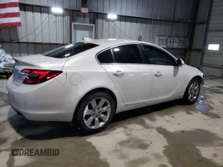 2016 Buick Regal Premium II with VIN 2G4GT5GX9G9126178, listed as a Copart auction lot 46190405 with 87,437 mi miles and Salvage title. Bid and sale history available at DreamBid. Image 3.