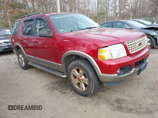 2003 Ford Explorer Eddie Bauer with VIN 1FMDU74W73UB12848, listed as a IAAI auction lot 41605531 with 124,659 mi miles and . Bid and sale history available at DreamBid. Image 1.