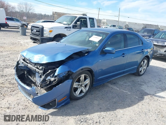 2010 Ford Fusion SPORT with VIN 3FAHP0KC6AR181263, listed as a IAAI auction lot 41801667 with 162,431 mi miles. Bid and sale history available at carsss.com. Image 2.