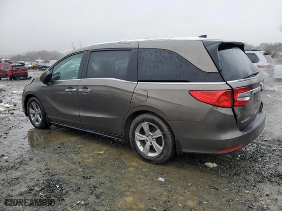 2018 Honda Odyssey EX-L with VIN 5FNRL6H75JB085598, listed as a Copart auction lot 49791315 with 86,164 mi miles and Salvage Title. Bid and sale history available at carsss.com. Image 2.