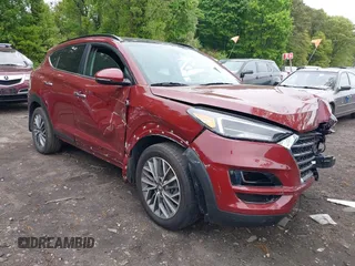 2020 Hyundai Tucson Ultimate z VIN KM8J3CAL4LU167900, wystawiony jako IAAI lot #42286266 z przebiegiem 51 850 mil mil oraz . Historia ofert i sprzedaży dostępna na DreamBid. Obrazek 1.