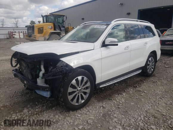 2018 Mercedes-Benz GLS with VIN 4JGDF6EE5JB116674, listed as a Copart auction lot 68156313 with 107,676 mi miles. Bid and sale history available at carsss.com. Image 1.