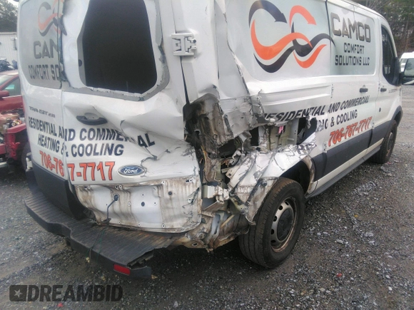 2016 Ford Transit Cargo with VIN 1FTYR1ZM7GKA14464, listed as a IAAI auction lot 41230405 with 120,604 mi miles and . Bid and sale history available at DreamBid. Image 6.