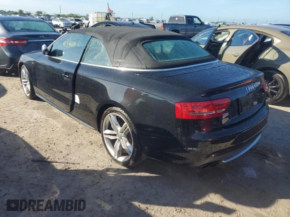 2010 Audi S5 Prestige with VIN WAUVGAFH8AN013634, listed as a Copart auction lot 77213984 with 43,528 mi miles and Non Repairable. Bid and sale history available at carsss.com. Image 2.