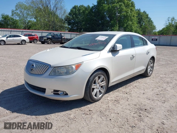 2010 Buick LaCrosse CXL with VIN 1G4GC5EG8AF182825, listed as a IAAI auction lot 41846375 with 194,849 mi miles. Bid and sale history available at carsss.com. Image 2.