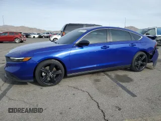 2024 Honda Accord Sport с VIN 1HGCY2F55RA012657, выставлен на аукционе Copart как лот 84287474 с пробегом 62 345 миль миль и Списание • Salvage title. История ставок и продаж доступна на DreamBid. Изображение 1.