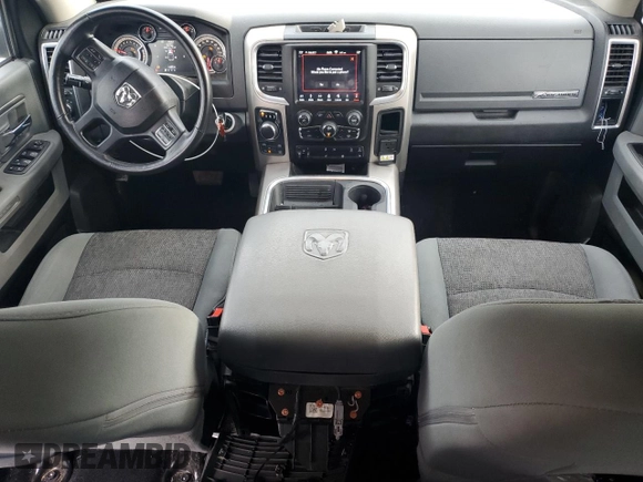 2018 Ram 1500 Big Horn with VIN 1C6RR7LT7JS281562, listed as a Copart auction lot 57679885 with 119,213 mi miles and Salvage title. Bid and sale history available at DreamBid. Image 8.