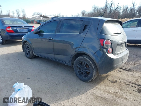 2014 Chevrolet Sonic LT with VIN 1G1JC6SG6E4121407, listed as a IAAI auction lot 41671918 with 137,517 mi miles. Bid and sale history available at carsss.com. Image 3.