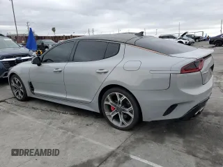 2018 Kia Stinger GT with VIN KNAE35LC4J6032204, listed as a Copart auction lot 48251235 with 58,687 mi miles and Salvage Title. Bid and sale history available at carsss.com. Image 2.