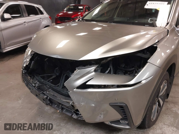 2019 Lexus NX with VIN JTJBARBZ3K2184568, listed as a IAAI auction lot 41839309 with 61,681 mi miles. Bid and sale history available at carsss.com. Image 6.