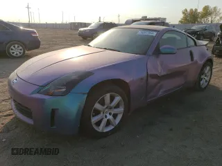 2005 Nissan 350Z Touring with VIN JN1AZ34D45M609202, listed as a Copart auction lot 74007354 with Not Provided miles and Salvage Title. Bid and sale history available at carsss.com. Image 1.