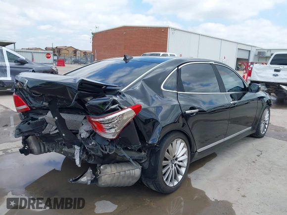 2016 Hyundai Equus Signature with VIN KMHGH4JHXGU101564, listed as a IAAI auction lot 42210676 with 117,052 mi miles and . Bid and sale history available at DreamBid. Image 4.