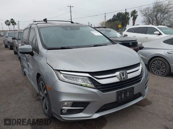 2019 Honda Odyssey Elite with VIN 5FNRL6H94KB109442, listed as a IAAI auction lot 41613350 with 75,986 mi miles and . Bid and sale history available at DreamBid. Image 1.