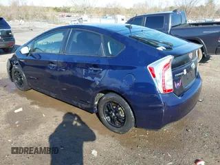 2013 Toyota Prius One with VIN JTDKN3DU1D1726152, listed as a IAAI auction lot 41925448 with 124,185 mi miles. Bid and sale history available at carsss.com. Image 3.