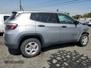 2022 Jeep Compass Sport with VIN 3C4NJDAB2NT214024, listed as a Copart auction lot 73506264 with 48,832 mi miles and Clean title. Bid and sale history available at DreamBid. Image 3.