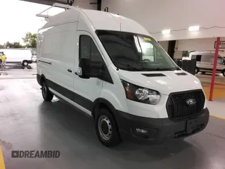 2023 Ford Transit Cargo with VIN 1FTBR1X80PKC09365, listed as a IAAI auction lot 42775099 with 4,391 mi miles and . Bid and sale history available at DreamBid. Image 1.